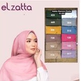 Hijab Segi Empat Polos Elzatta  terbaru Original