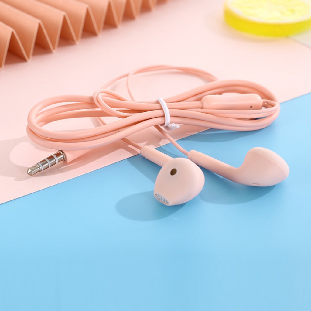 U19 Headset Macaron U Headphones In Ear Earphone Extra Bass Hifi Stereo Sound - Garansi Resmi