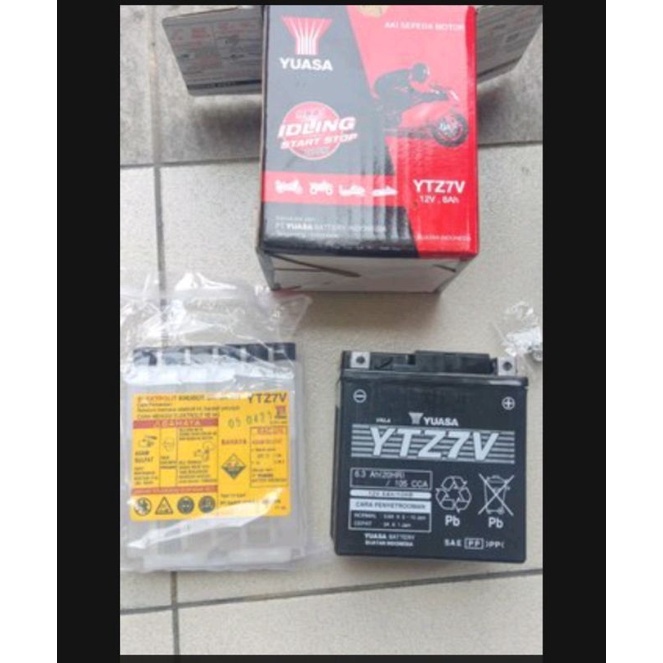 AKI-ACCU-BATTERY YAMAHA N MAX-LEXY- AEROX ORIGINAL YUASA BARU
