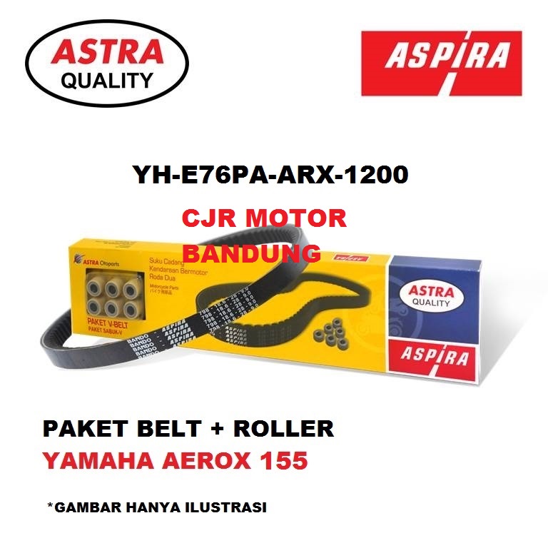 Paket Set Van Belt Roller V Belt motor YAMAHA AEROX 155 ASPIRA