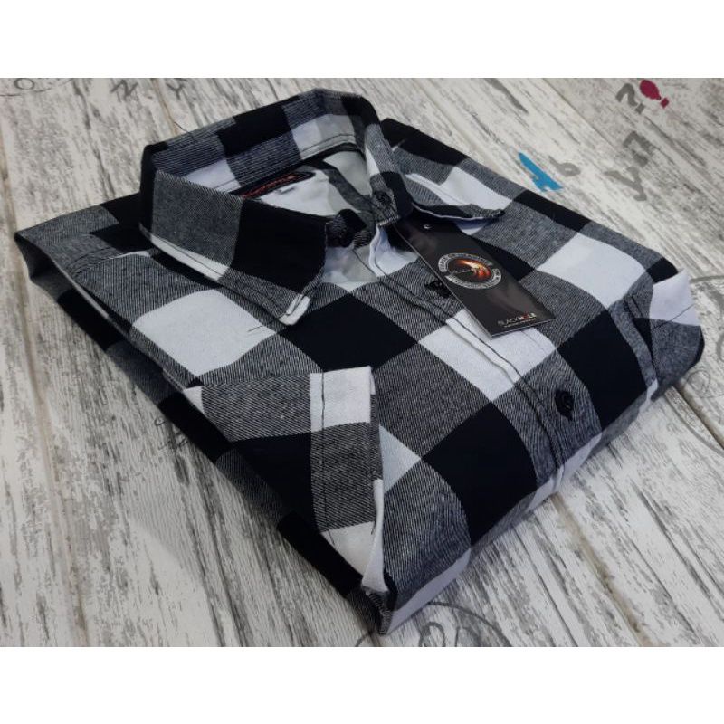 Kemeja flanel pendek jumbo 5XL 6XL 7XL - kemeja flanel pendek jumbo - Kemeja  Flanel  5XL 6XL 7XL pr