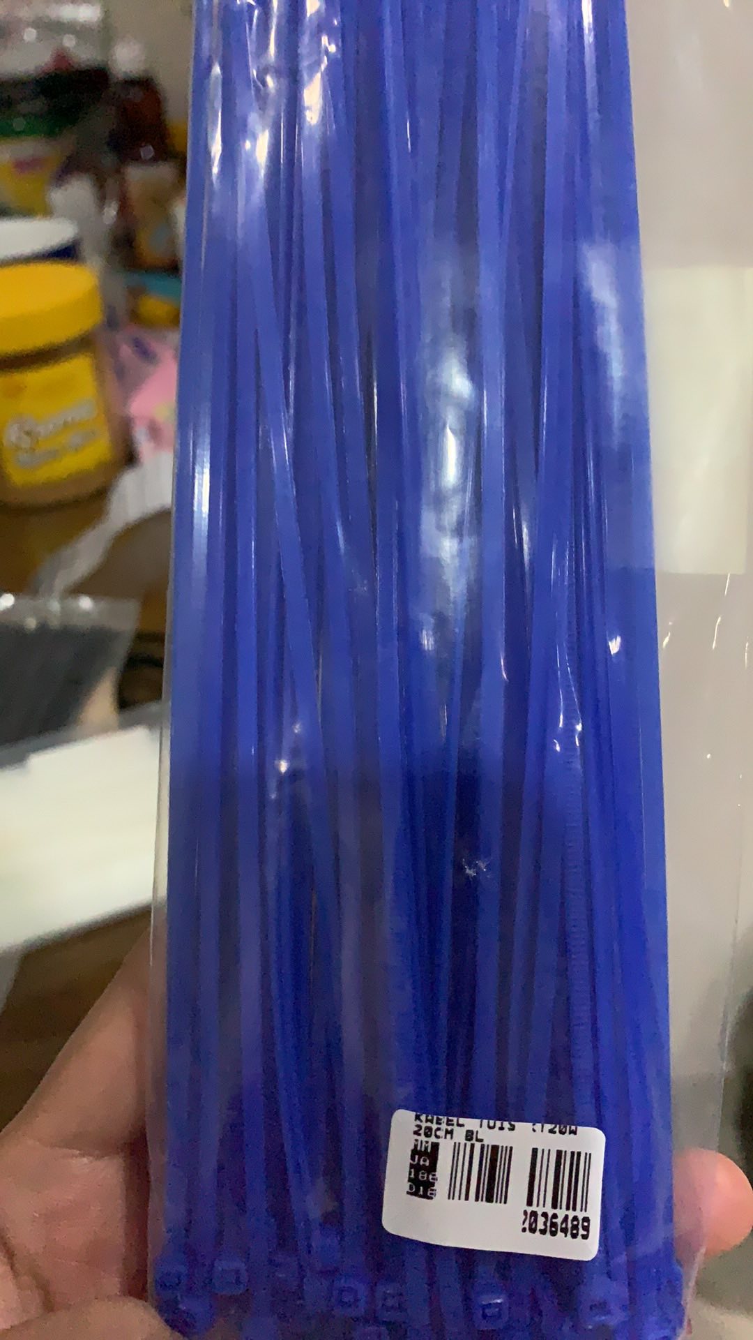 Kabel Tuis Teis Ties Kt20w 20cm Blue