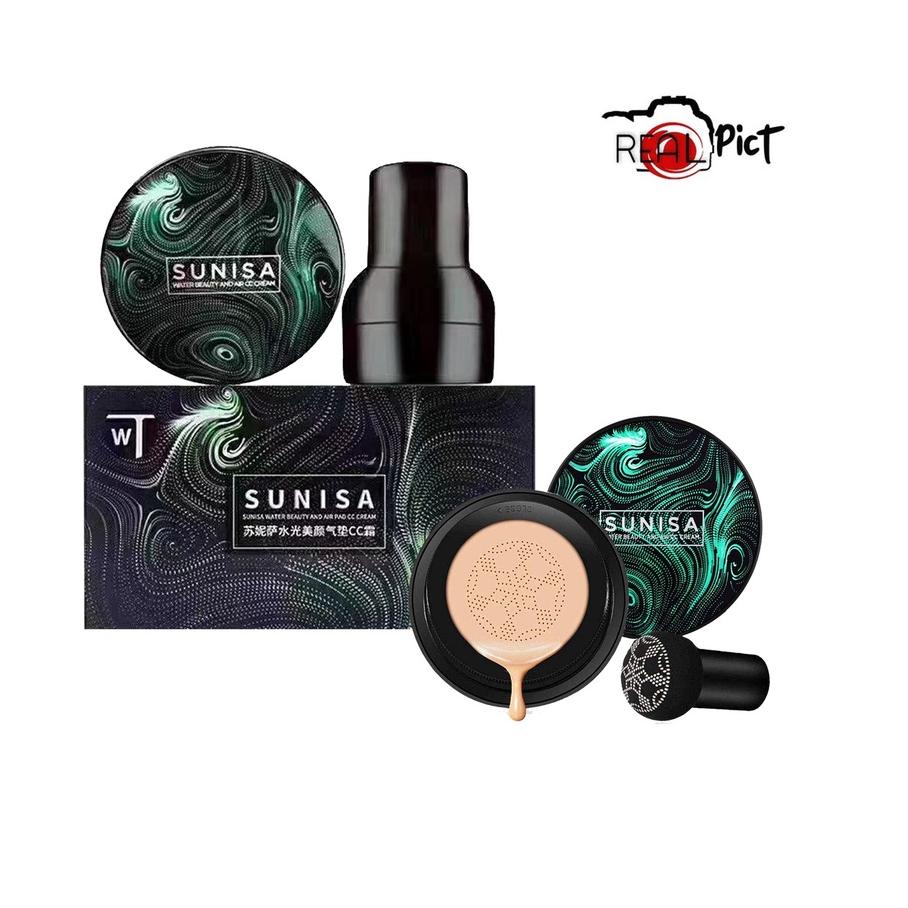 Paket Make Up Wajah Lengkap Kosmetik Murah Kecantikan Wanita 5 In 1 - Bedak Glowing Sunisa - Pensil 
