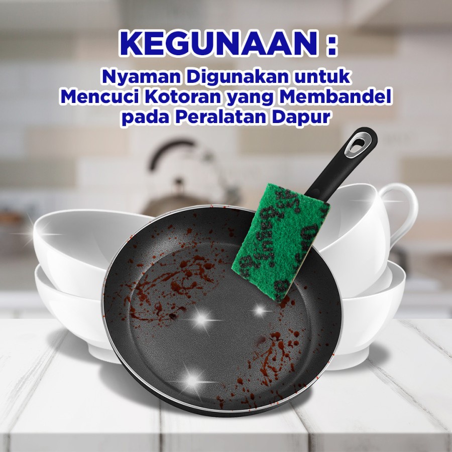 Bagus Sabut Spons Multipurpose 3's Type 556 W-22556