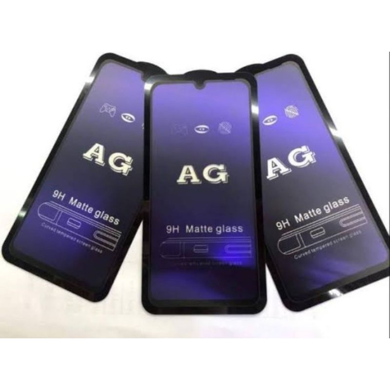 Tempered Glass Anti Gores Oppo A3S/A5 /Oppo A9(2020)Matte Glare Anti Minyak Full Anti Minyak