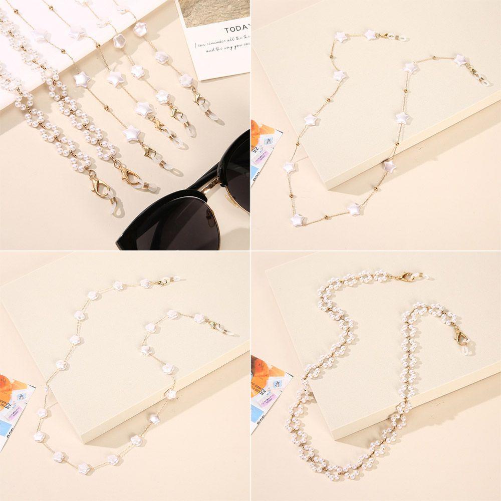 Lily Glasses Chains Aksesoris Kacamata Kalung Mutiara Tali Kacamata