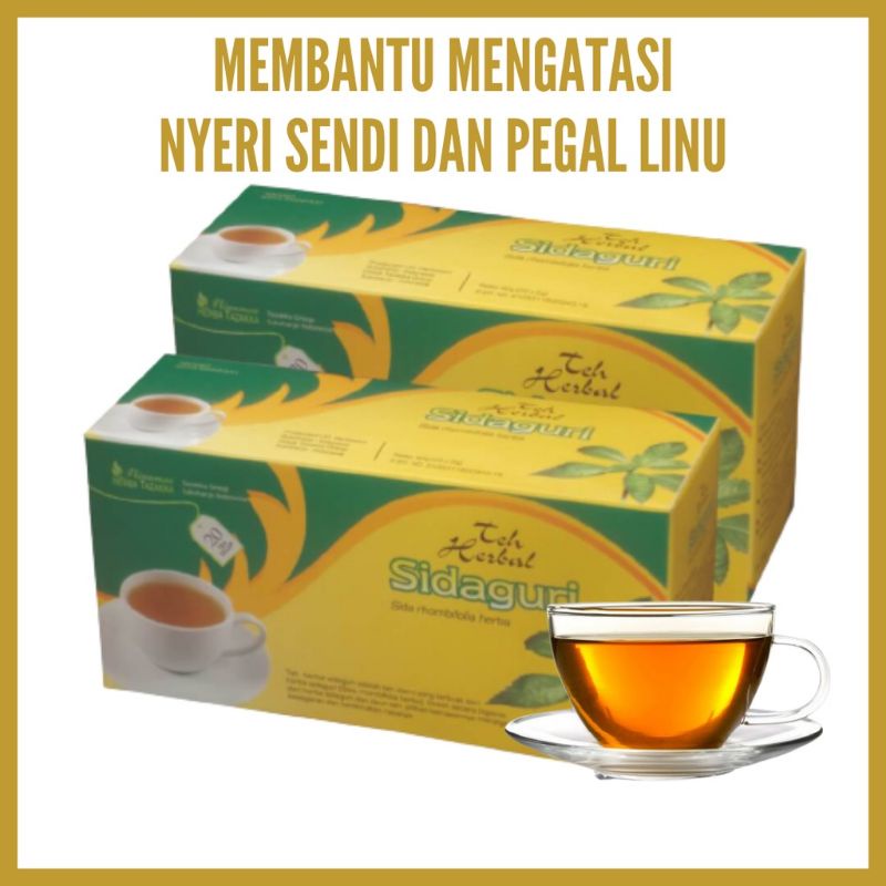 

teh celup sidaguri tazakka herbal mujarab obati asam urat nyeri sendi dan pegal linu 20 kantong celup