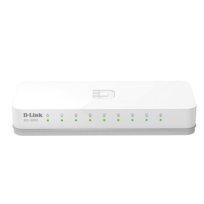 D Link DLink DES-1008C 10/100 Mbps 8 Port Unmanaged Switch