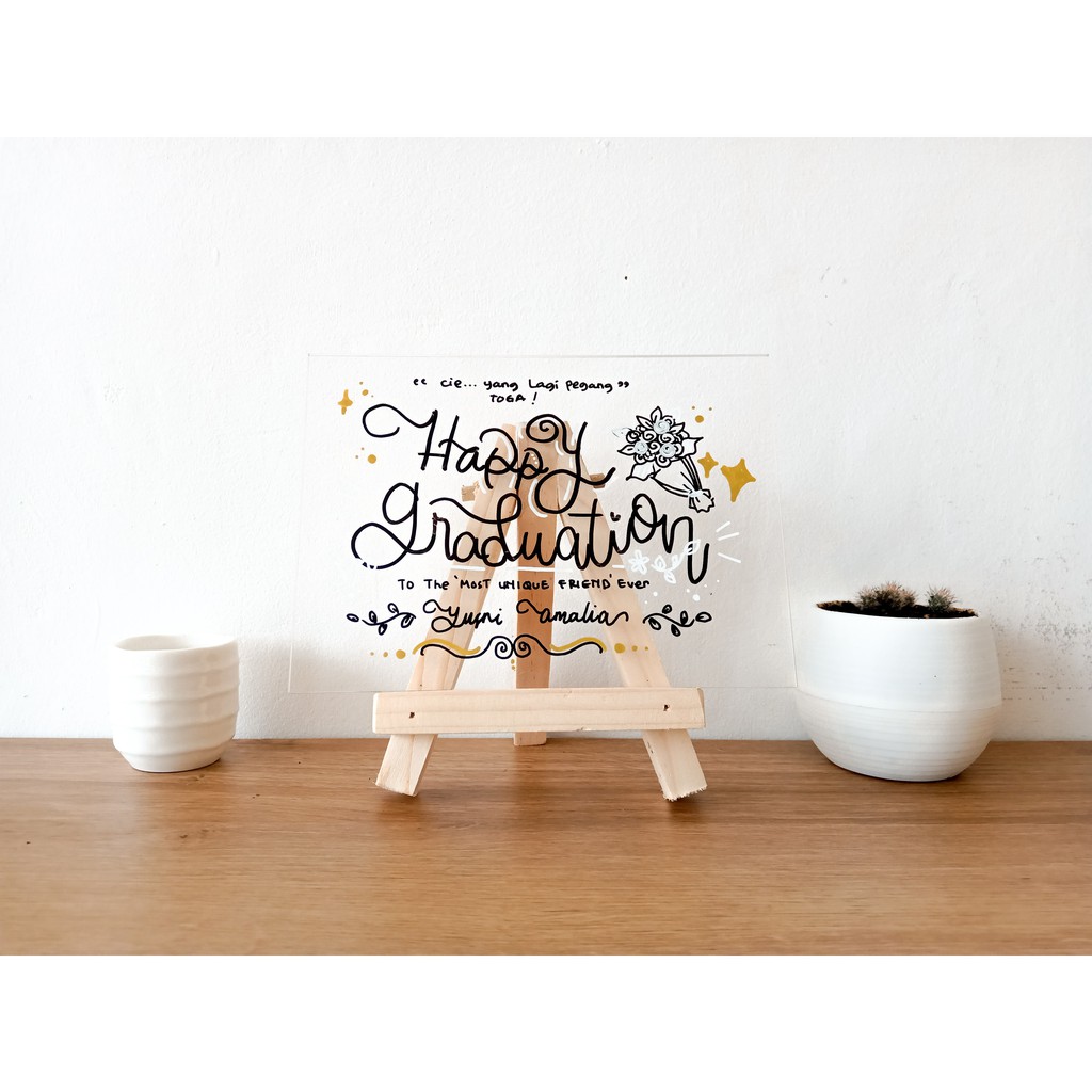 

ACRYLIC LETTERING || KADO WISUDA/ULTAH/ANNIV ( COLORFUL )