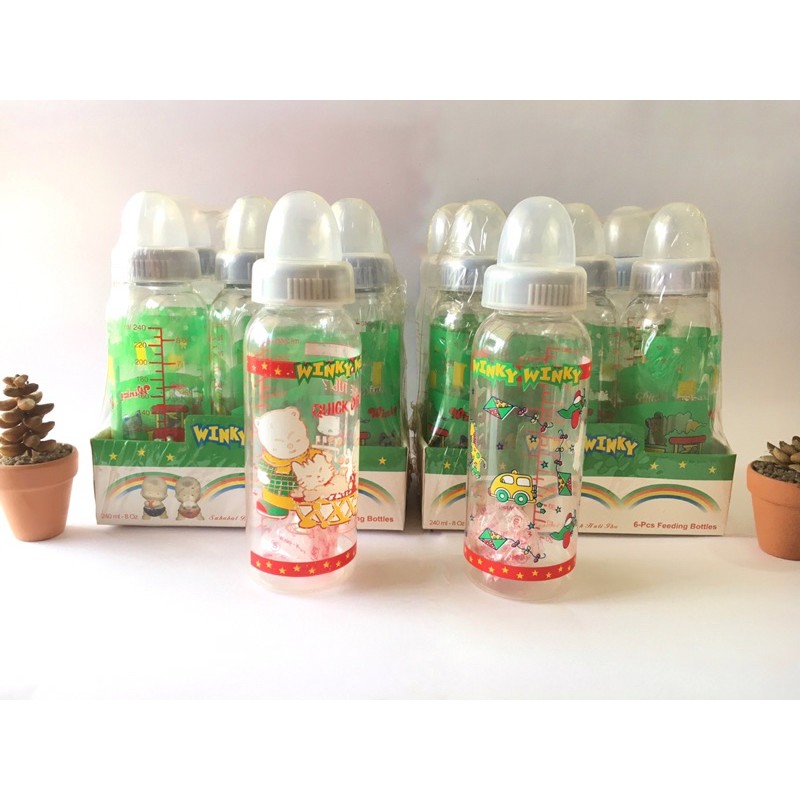 WINKY WINKY BOTOL SUSU BAYI BPA FREE +  DOT