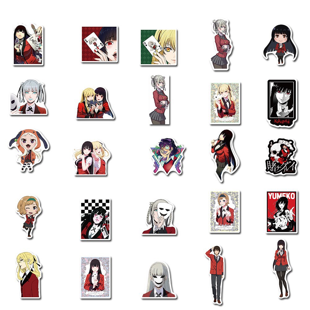 KAK001 – Sticker / Stiker Anime Jepang Kakegurui