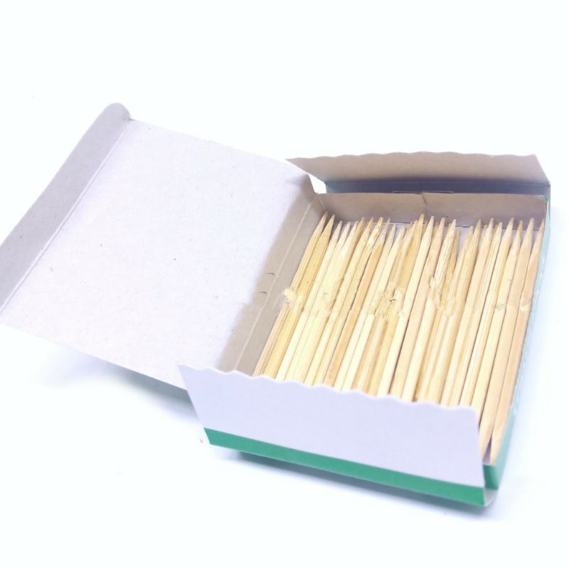 Tusuk Gigi Kayu Bambu Tusuk Gigi Perkotak Sterilized Tooth Picks