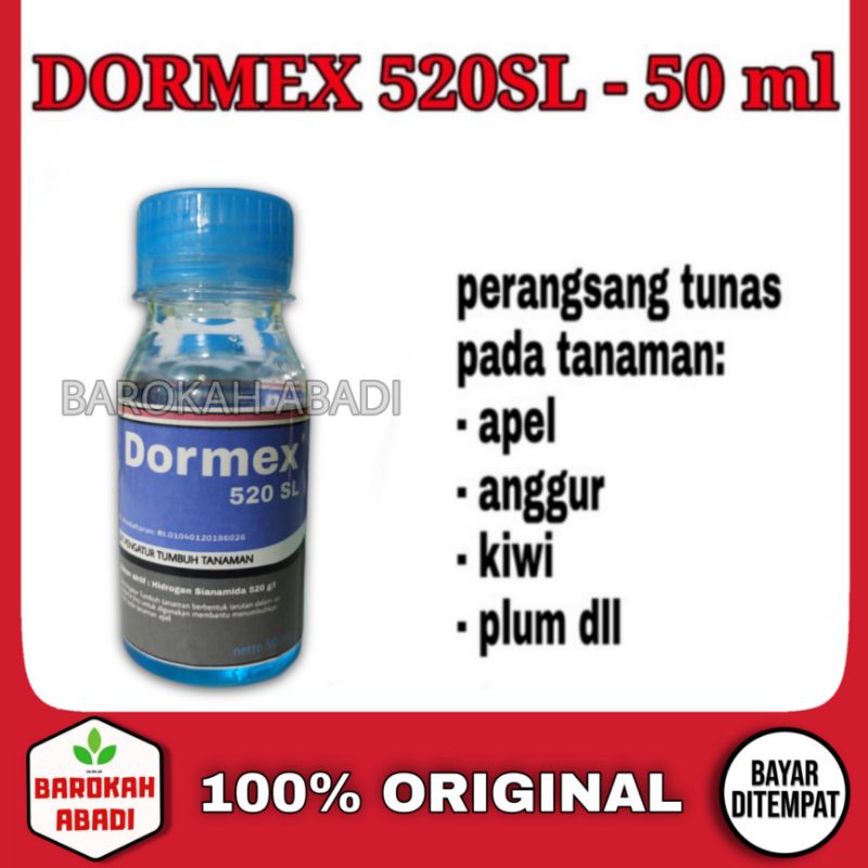 DORMEX 520SL Plus Grafting Tape Hidrogen Sianamida ZPT Apel Anggur 50ml Germany