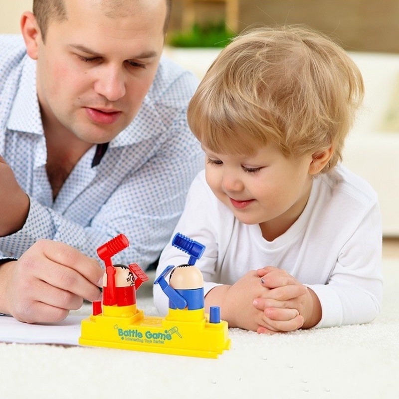 Mainan Kepala Pertarungan Anti Stress Warna Acak Untuk Anak