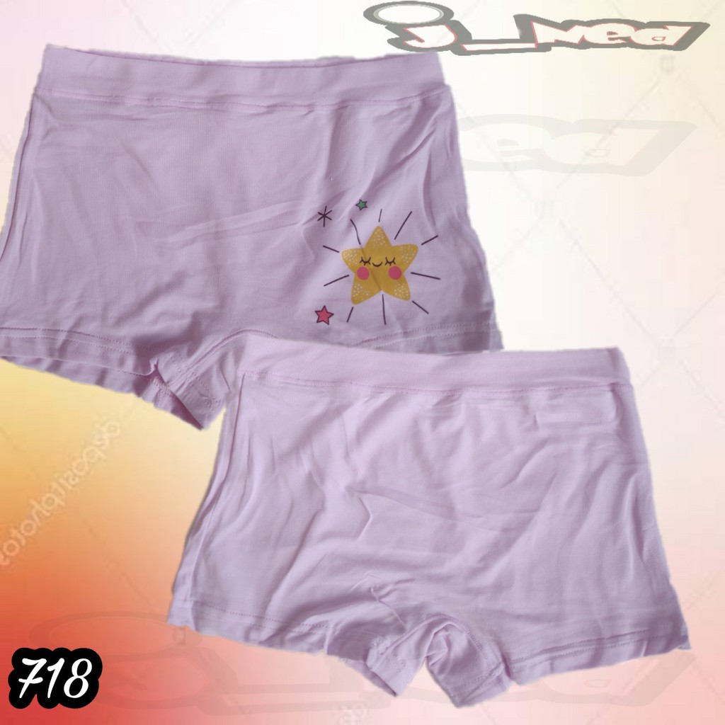 J718 SOREX KIDS GIRL CD CELANA DALAM BOXER ANAK CEWEK PEREMPUAN ART MA 550