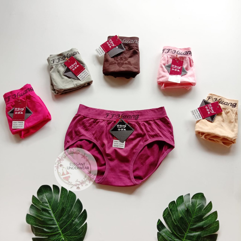 **LAST STOCK** CELANA DALAM SOFT POLOS WANITA FF HUANG