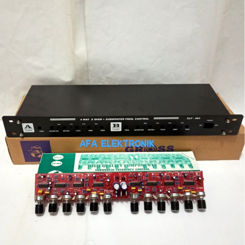 Kit 4 Way Professional Active Crossover Plus Box LF 462