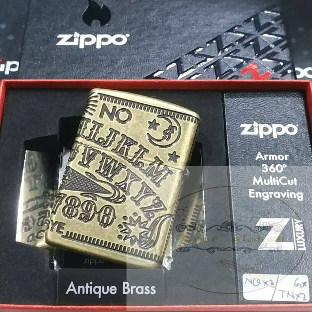 Korek Zippo Luxury Armor 360° Multicut Engraving - OUIJA BOARD DESIGN