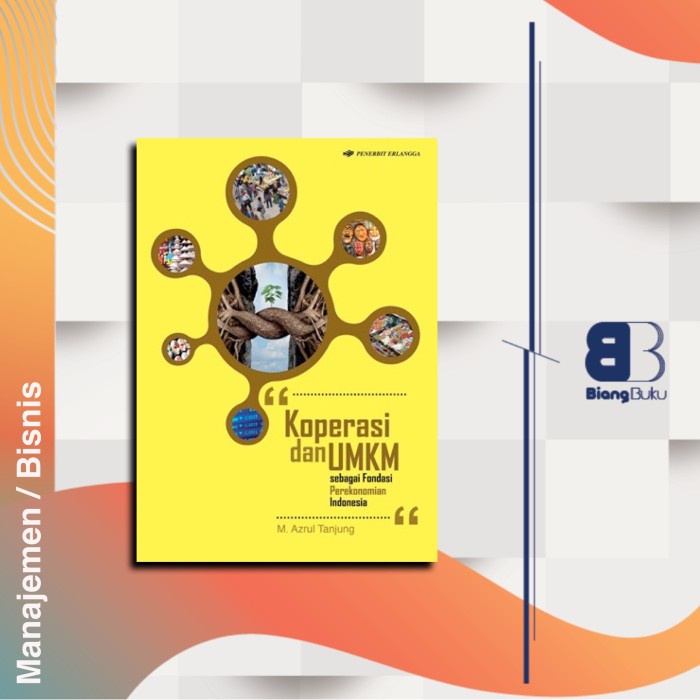 Buku Koperasi dan UMKM - AZRUL TANJUNG Ori Erlangga Baru