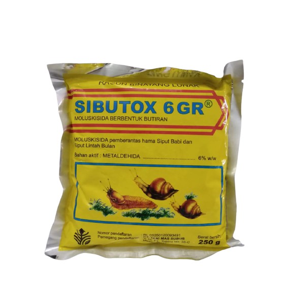 Sibutox 6 GR / Moluskisida Racun Keong Sibutox 6 GR @ 250 Gram
