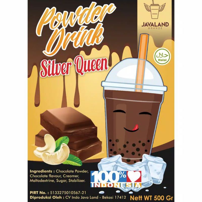 Bubuk minuman powder drink Choco Silverqueen