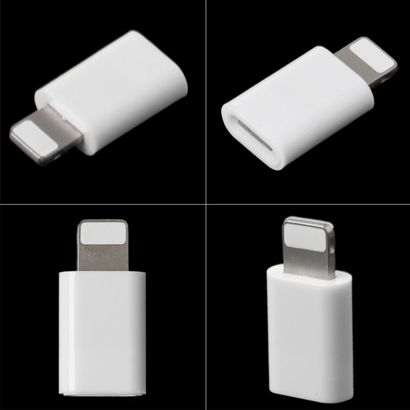 Cre Adapter USB C Female Ke Lightning Male Untuk iPhone X 5 6 7 8 iPad iPod