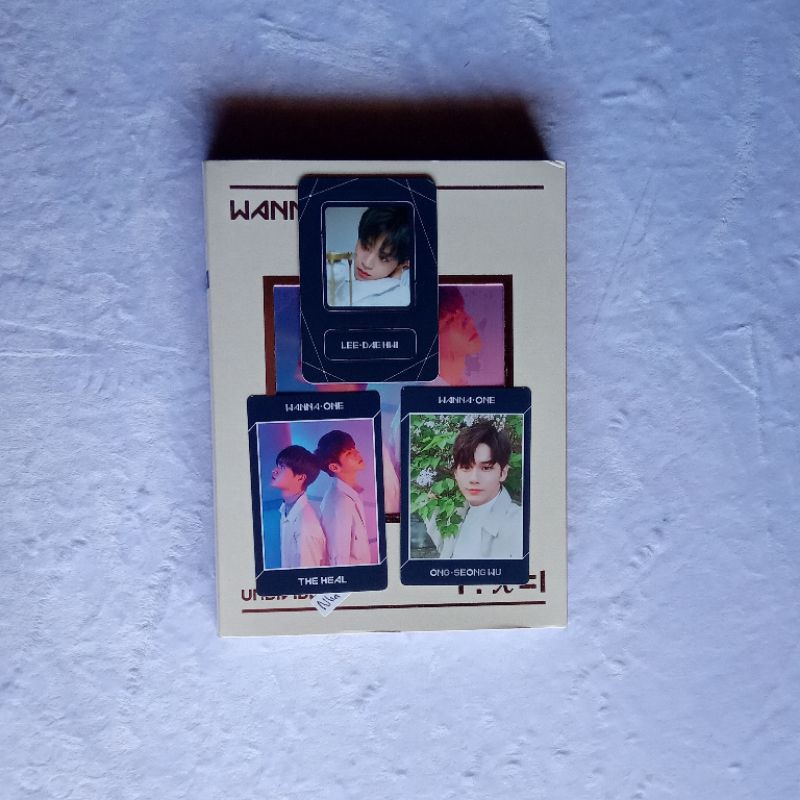 WANNA ONE ALBUM UNDIVIDED VERSI THE HEAL FULLSET NO POSTER