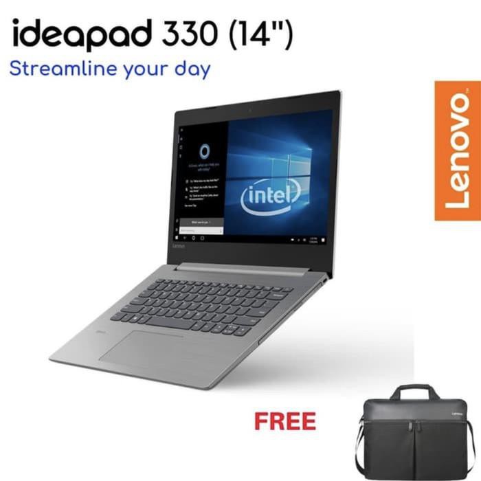 LP2500 Laptop office Sekolah Lenovo Ideapad 330 Intel N4100 - 4GB - 1TB - Win