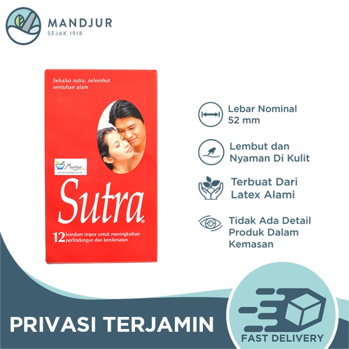 Paling Mahal Kondom Sutra Merah (Isi 12)