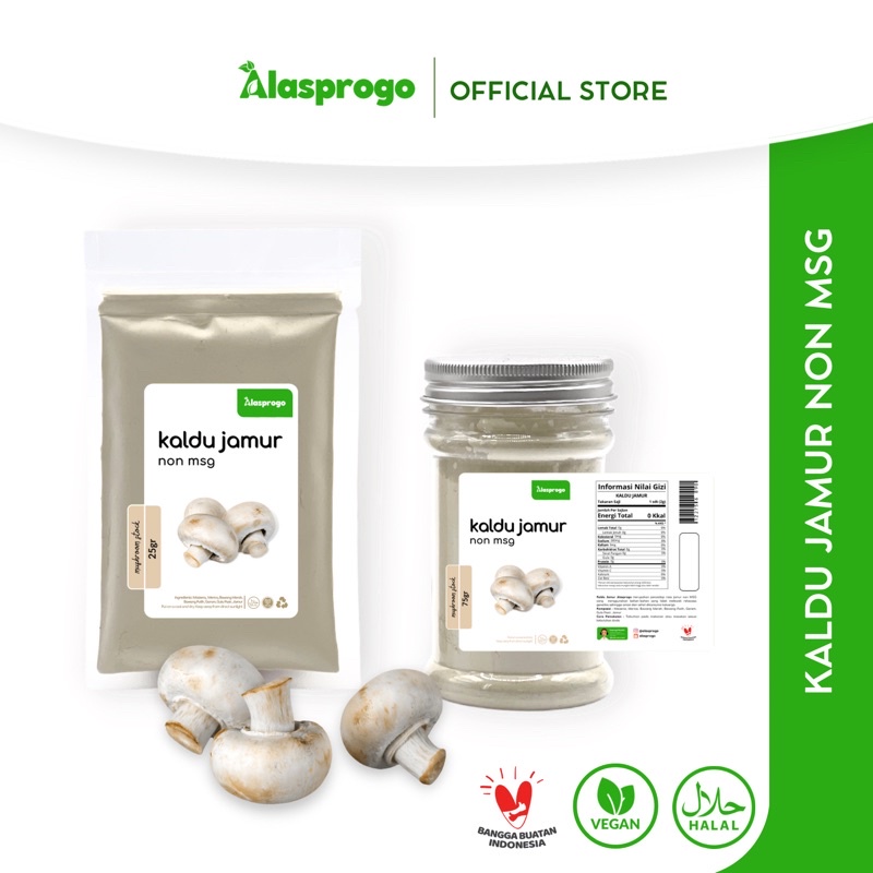 

Alasprogo Kaldu Jamur Non MSG / Mushroom Stock