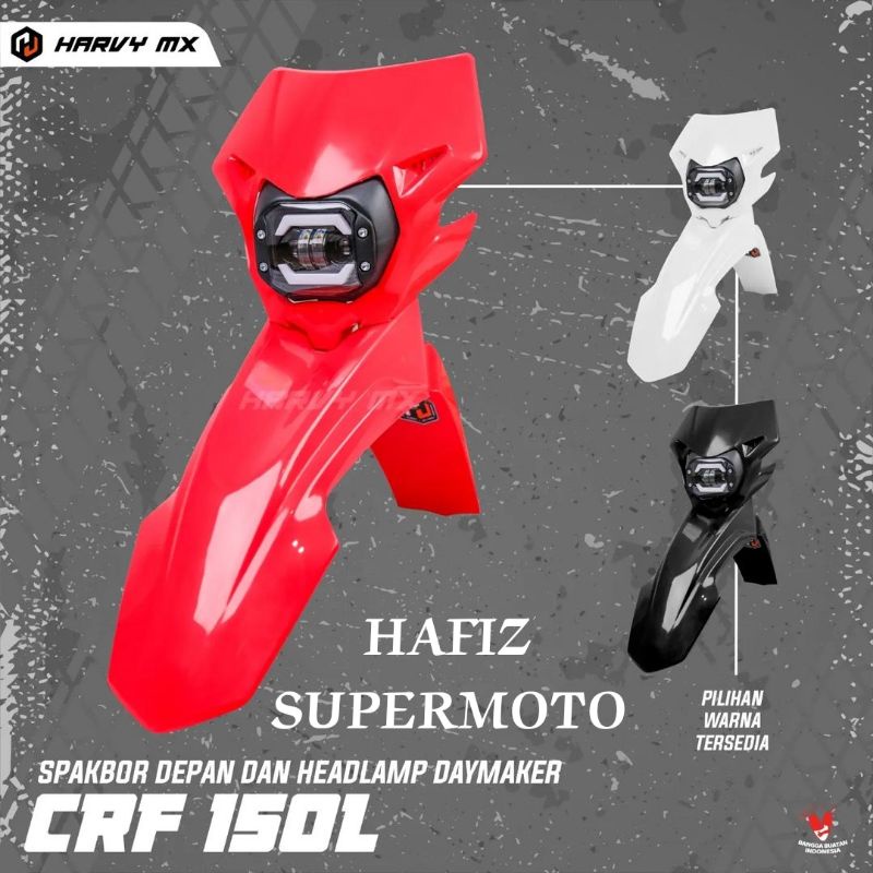 SPAKBOR HEADLAMP CRF 150 L DAYMAKER 12 LED 8 LED JELLY LAMPU DEPAN REFLEKTOR CRF 150 250 TRAIL DAN S