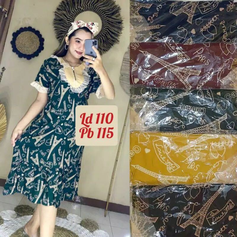 DASTER RENDA MOTIF DRESS WANITA