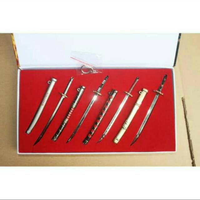 Boxset Miniatur pedang Zoro