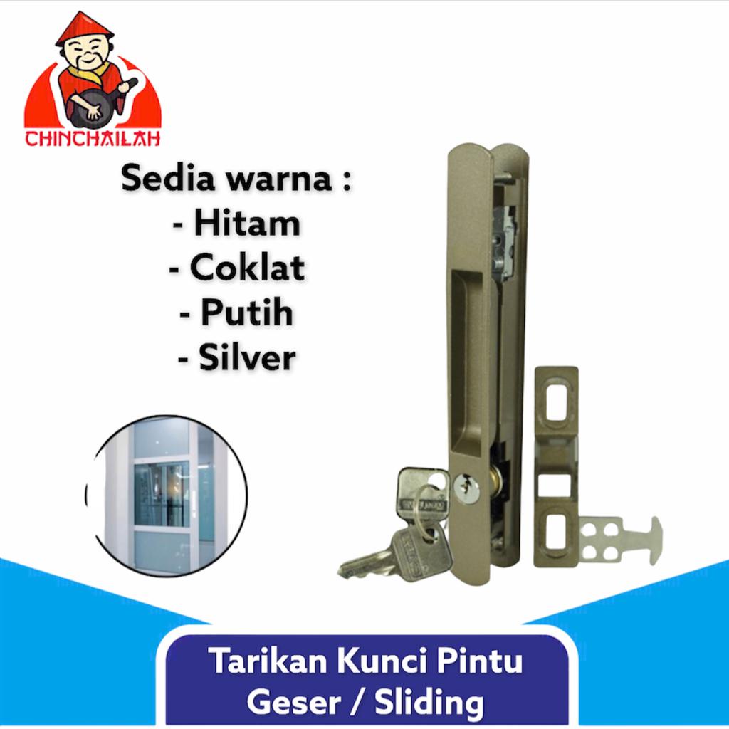 Tarikan Kunci pintu sliding geser aluminium