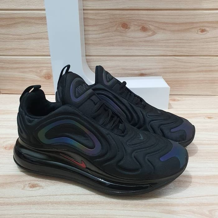 Sepatu Air Max 720 Black Reflective Sport Import Original Running Terbaru