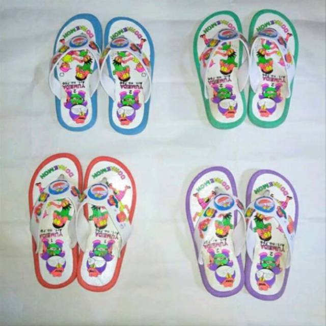 Sandal yumeida doraemon - sandal jepit anak