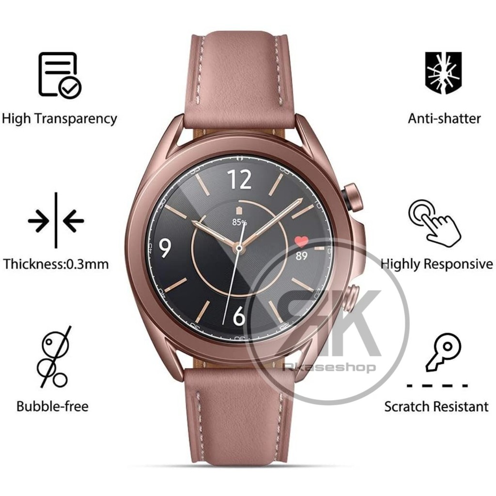 Tempered glass samsung Galaxy Watch 3 41mm 45mm anti gores kaca