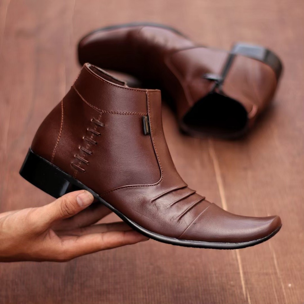 BADA|Sepatu Formal Pantofel Pria Kulit Asli Kerja Kantor Original