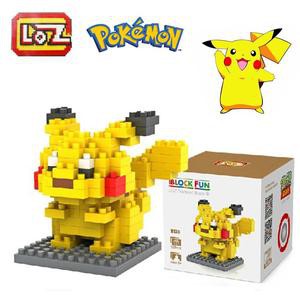 Loz Lego Pokemon Pikachu Bricks Nano Block 9136