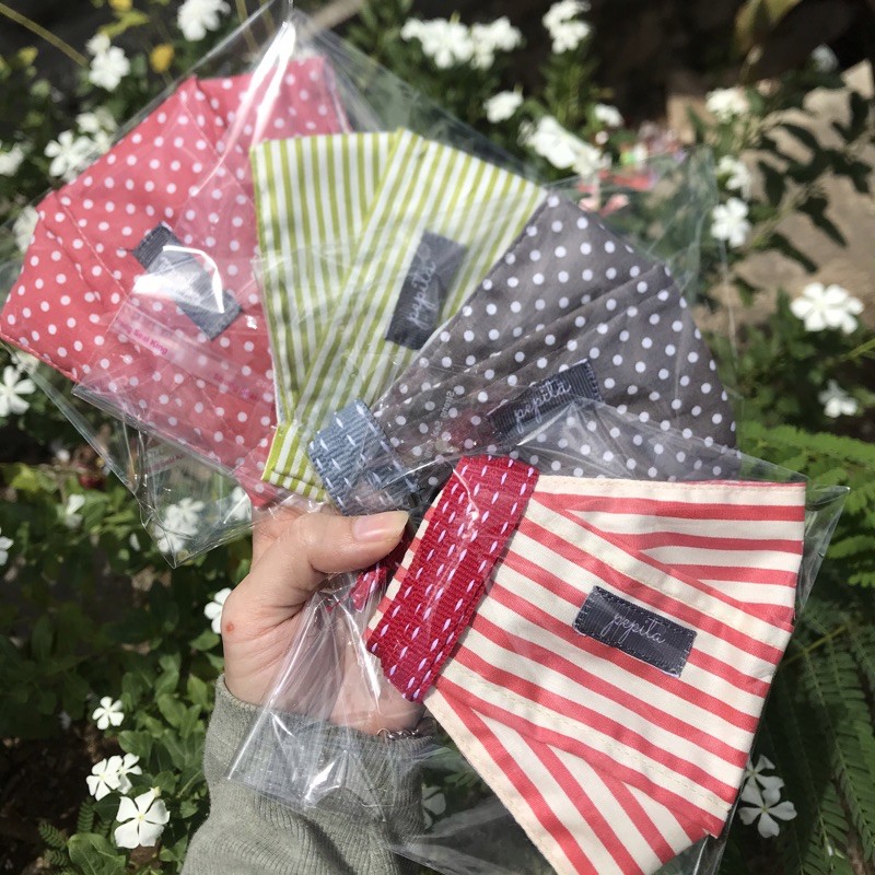 masker PEPITA lucu kain motif murah hanabi 3d hijab motif stopper earloop grosir