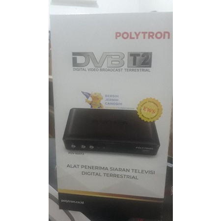 DVBt2 polytron digital pdv 600t2 garansi resmi