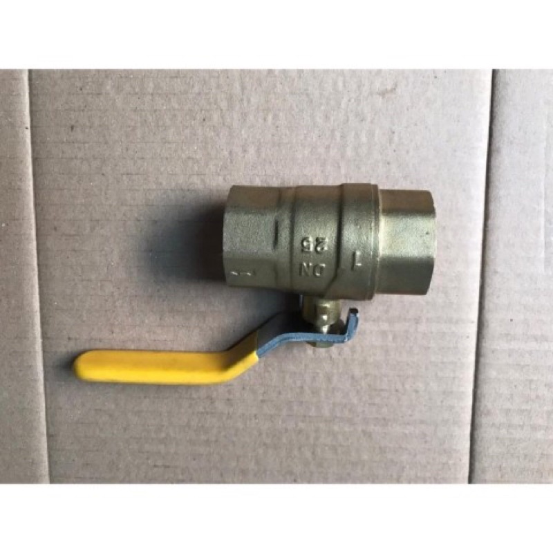 BALL VALVE 1 INCH KUNINGAN FREED ORBAL STOK LAMA