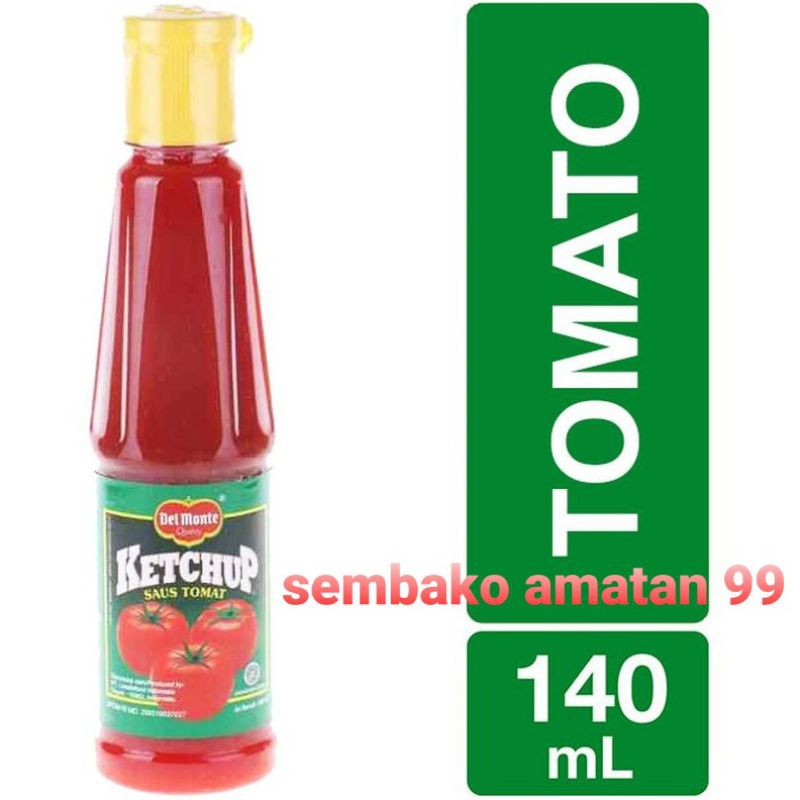 Delmonte Saus Tomat 140 Ml / Delmonte Tomat Botol 135ml