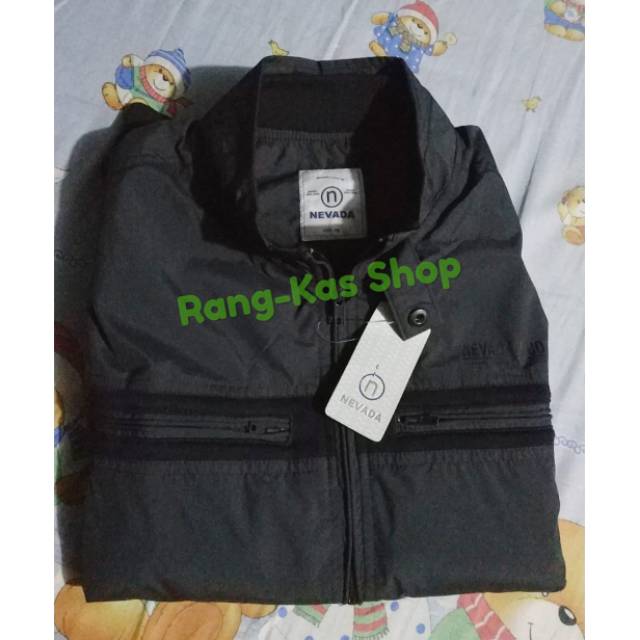 Jaket Nevada pria wanita coklat tua