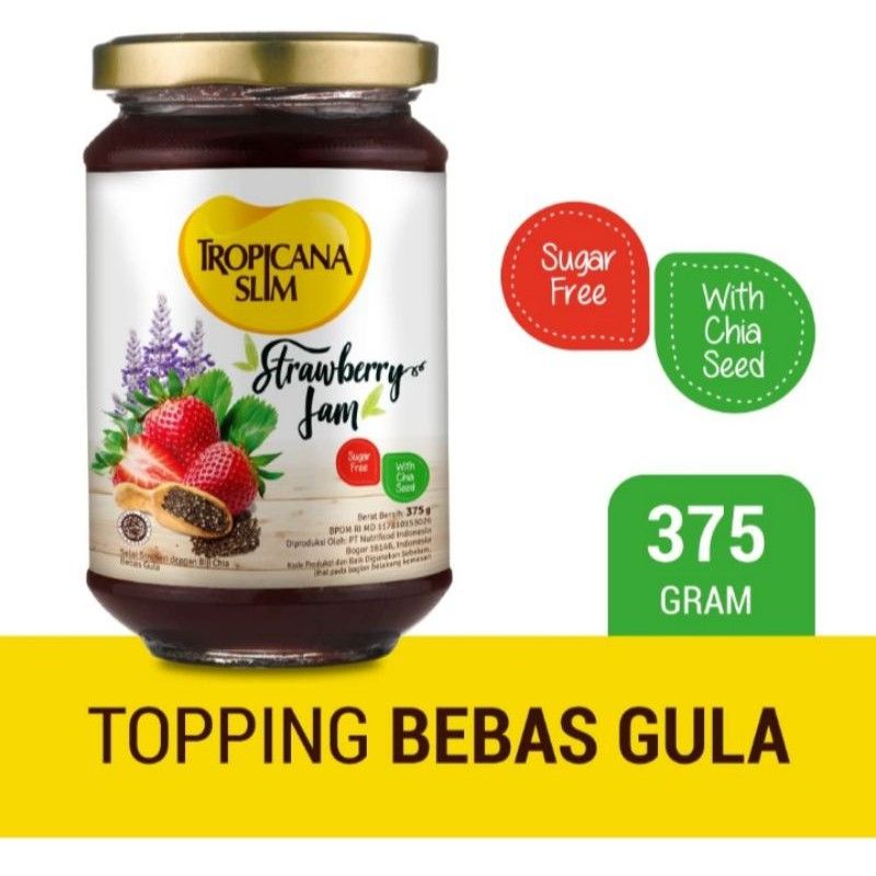 

Tropicana Slim Strawberry Jam 375gr