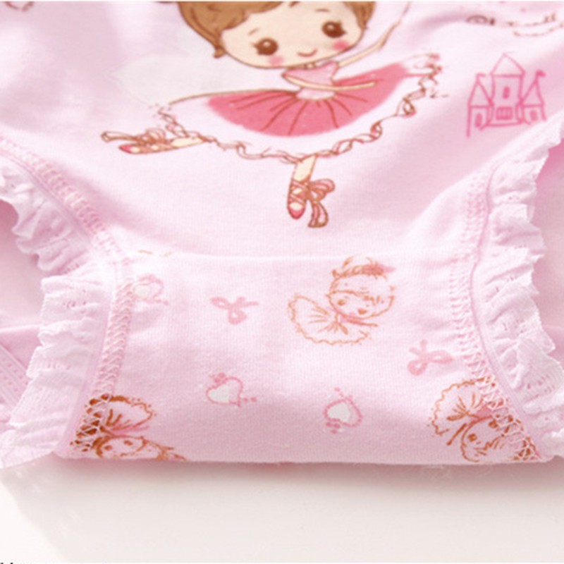 3 PCS Gadis Lucu Celana Dalam Katun Renda Lembut Pakaian Dalam CD Bayi