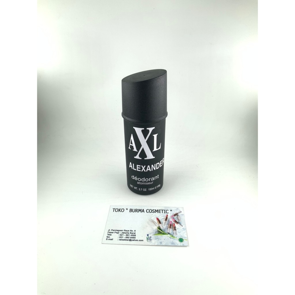 AXL ALEXANDER DEODORANT SPRAY BLACK 150 ML