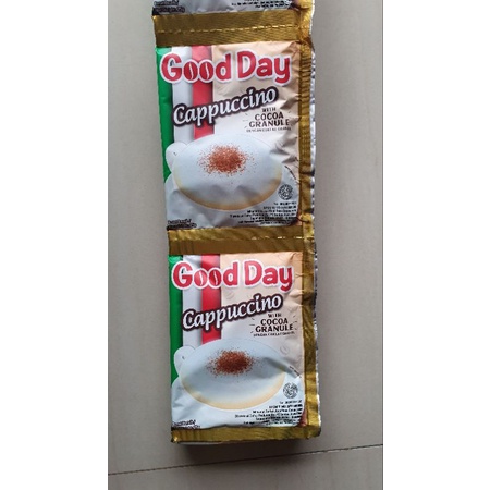 

Kopi GoodDay Cappuccino 10 sachet @25gr