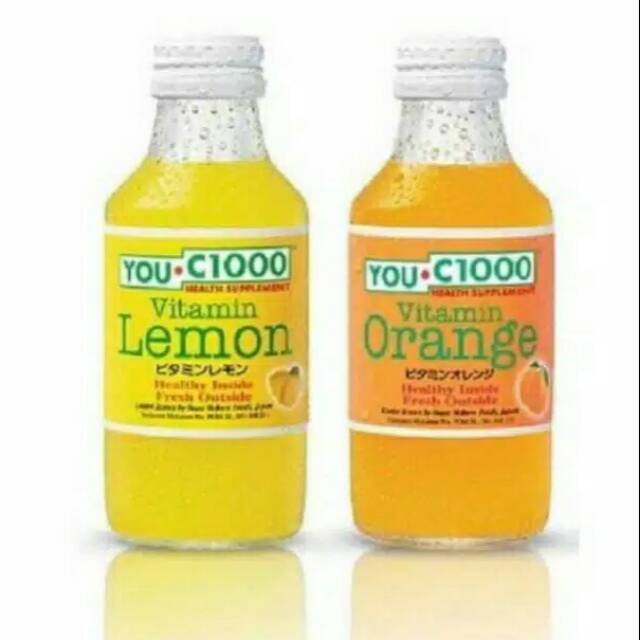 

You C1000 140 Ml Orange/Apple/Lemon/Mango - Botol kaca