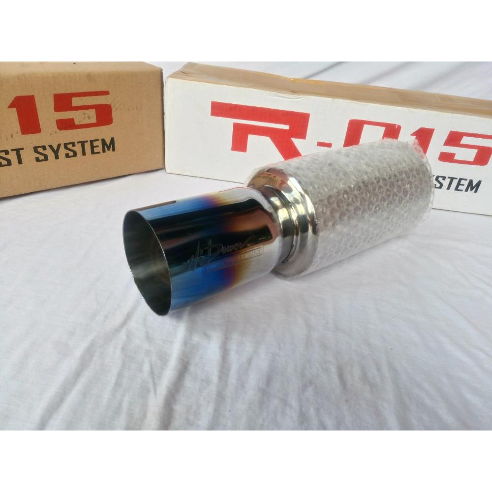 KNALPOT Mobil HKS Baby Blue Series - High Quality Muffler